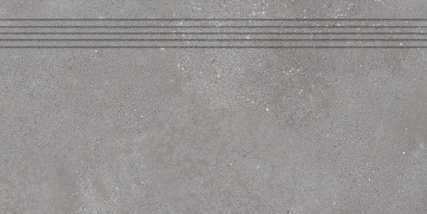 Produktbild Stufenfliese - Rillenstufe Bona grau 30x60 matt