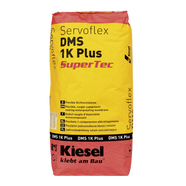 Produktbild Kiesel Servoflex DMS 1K Plus SuperTec Flexible, 1-komponentige Dichtschlämme