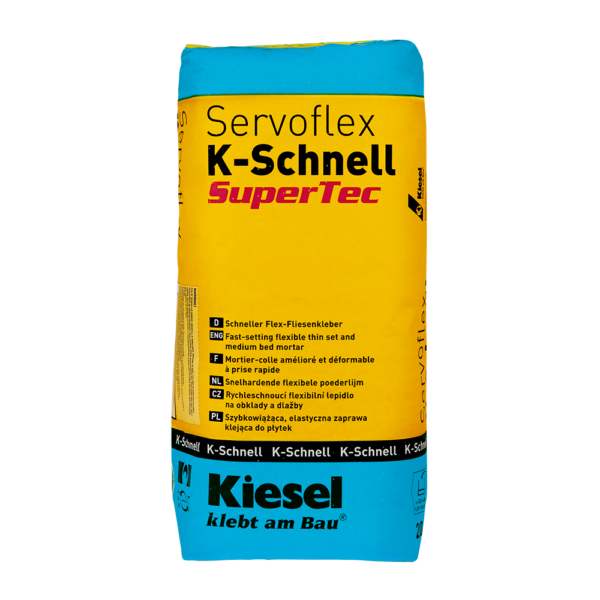 Kiesel Servoflex K-Schnell SuperTec schneller Flex-Fliesenkleber 20 kg