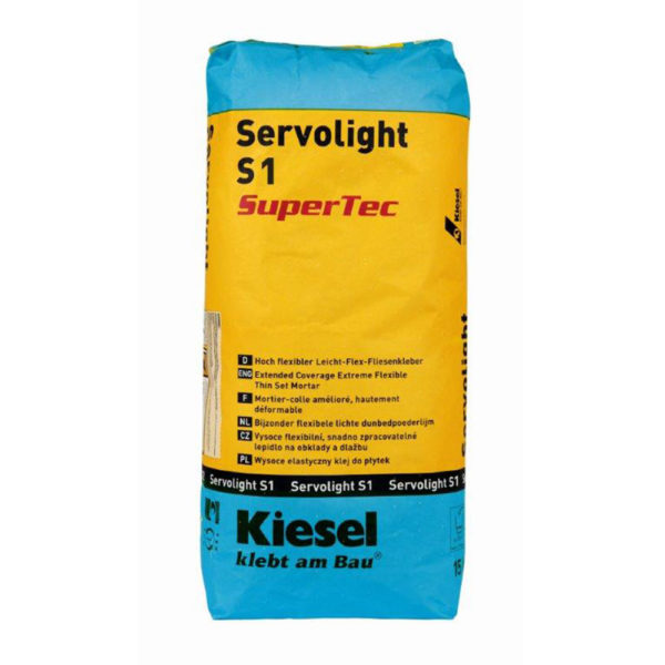Produktbild Kiesel Servolight S1 SuperTec Leicht-Flex-Fliesenkleber 15 kg