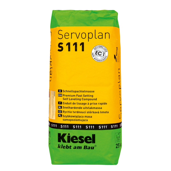Produktbild Kiesel Servoplan S 111 Schnellspachtelmasse 25 kg