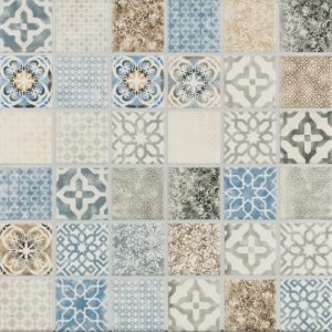 Produktbild Mosaikfliese Jasba Pattern vola bunt secura 5x5 matt