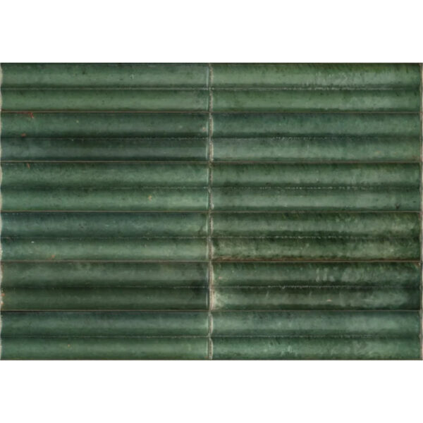 Produktbild der Wandfliese Marazzi Lume 6x24 Green Struttura 3D Swing