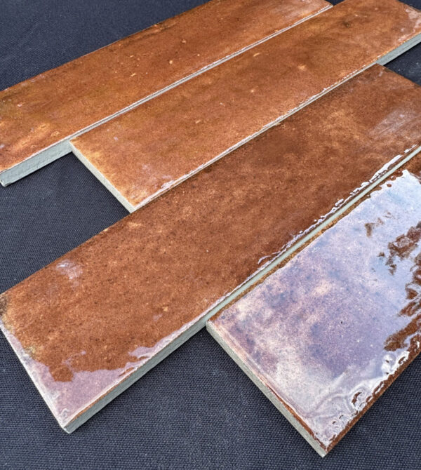 Produktbild für die Fotogalerie glänzenden Wandfliese Marazzi Lume Caramel Lux