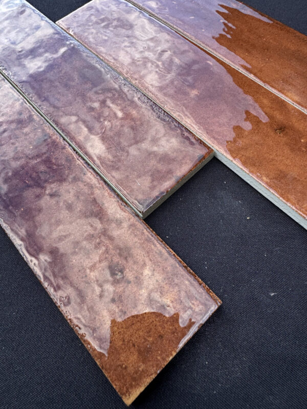 Produktbild für die Fotogalerie glänzenden Wandfliese Marazzi Lume Caramel Lux