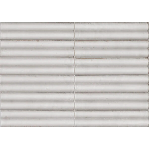 Produktbild der Marazzi Lume 6x24 White Struttura 3D Swing