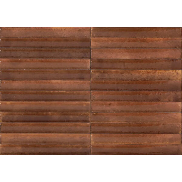 Produktbild der Marazzi Lume Struttura 3D Swing Stripes 6x24 Caramel