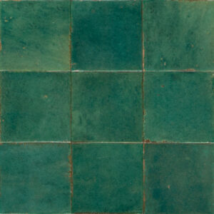 Produktbild der glänzenden Wandfliese Marazzi Lume Green 10x10