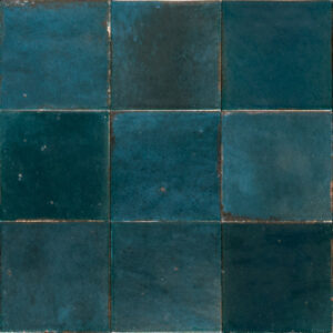Produktbild der glänzenden Wandfliese Marazzi Lume Blue 10x10