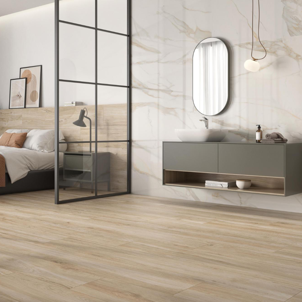 Pamesa Calacata Gold 60x60 poliert Wandfliese in Marmoroptik